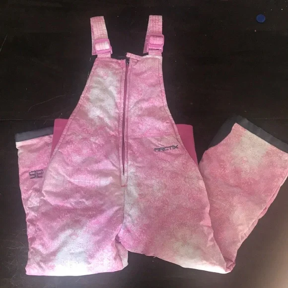 Pink Kids Snow Bib by Arctix - Picture 1 of 7